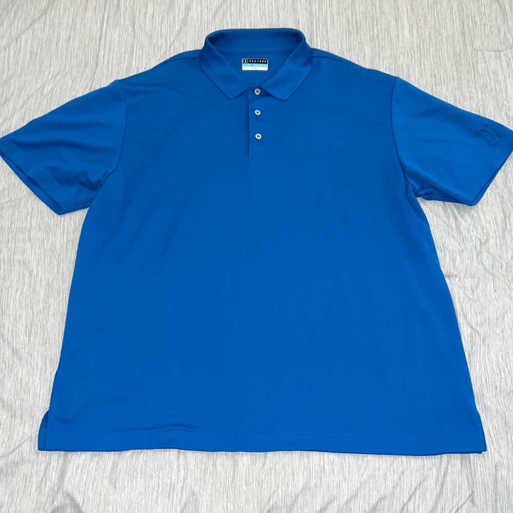 PGA Tour polo, XXL, bright blue